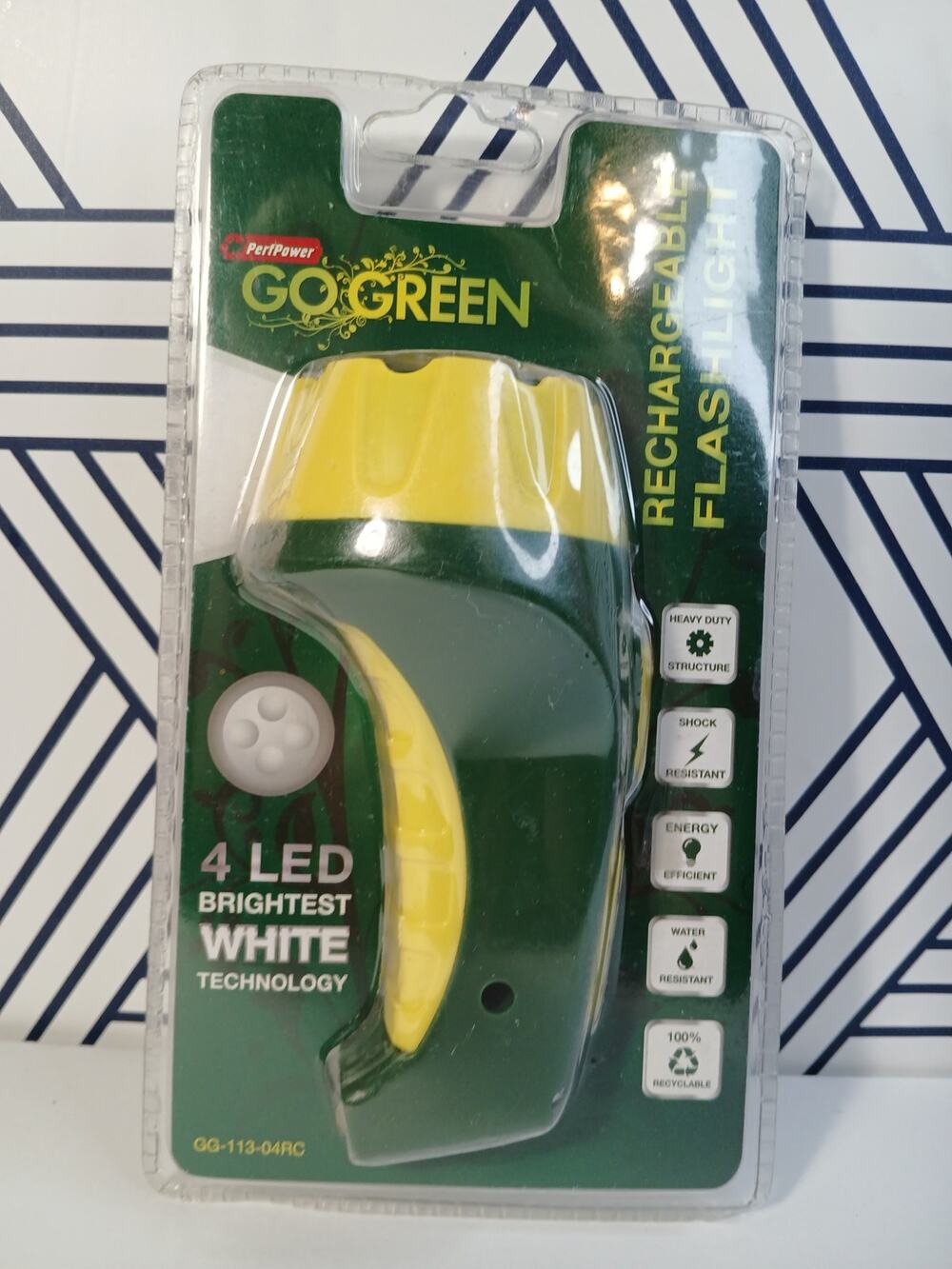 Power BY Go Green Rechargable Flashlight
